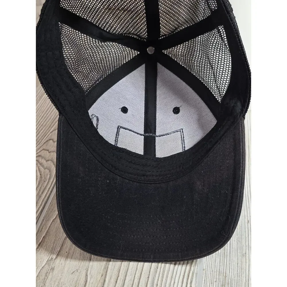 The North Face Black Distressed Mudder Trucker Hat Adult Adjustable